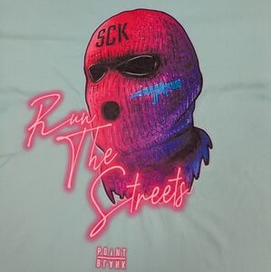 Point Blank Run The Streets Menacing Ski Mask SCK In Front NWOT XL